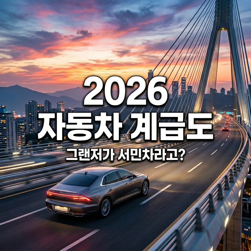 2026 자동차 브랜드 계급도 반전! 그랜저가 서민차? 가격 및 출시 정보