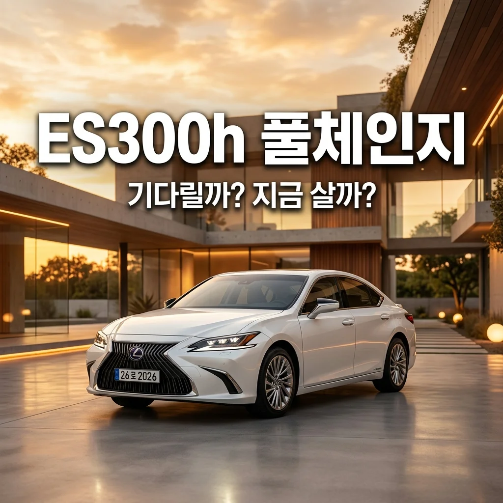 2026 렉서스 ES300h 풀체인지 출시 정보: 가격 제원과 구매 시기 총정리