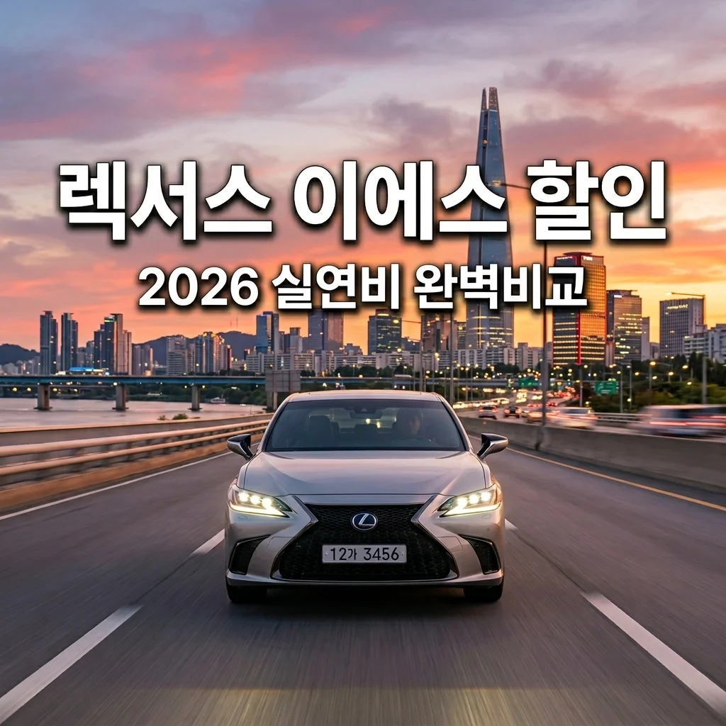 2026 렉서스 ES300h 할인 및 실연비 총정리 | 아직도 연비 1위일까?