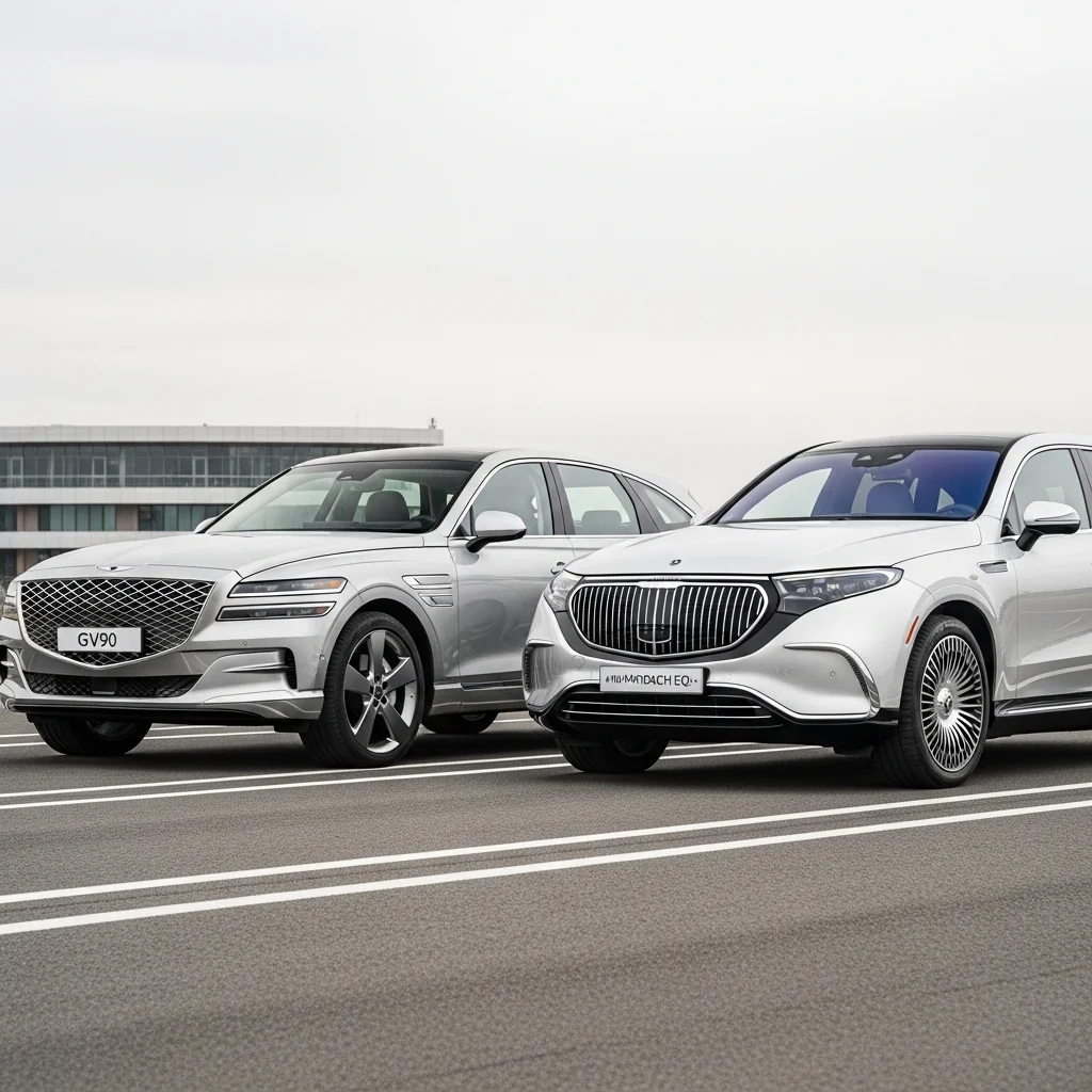 경쟁 모델과 비교: GV90 vs 마이바흐 EQS SUV