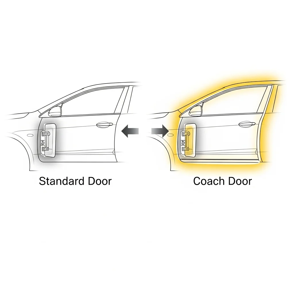 코치도어 vs 일반 도어, 무엇이 다를까?
