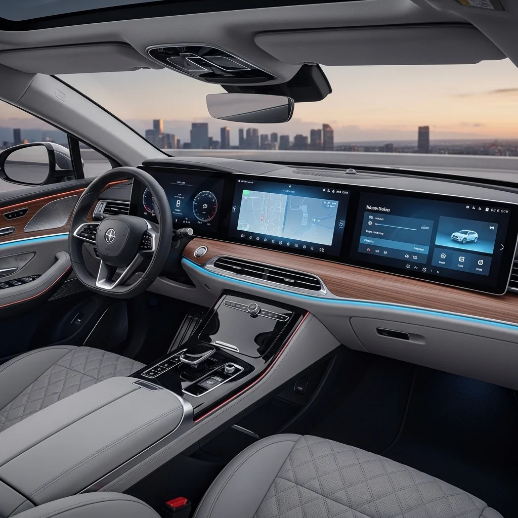 제네시스 GV90 실내, 럭셔리 대형 SUV의 새로운 기준