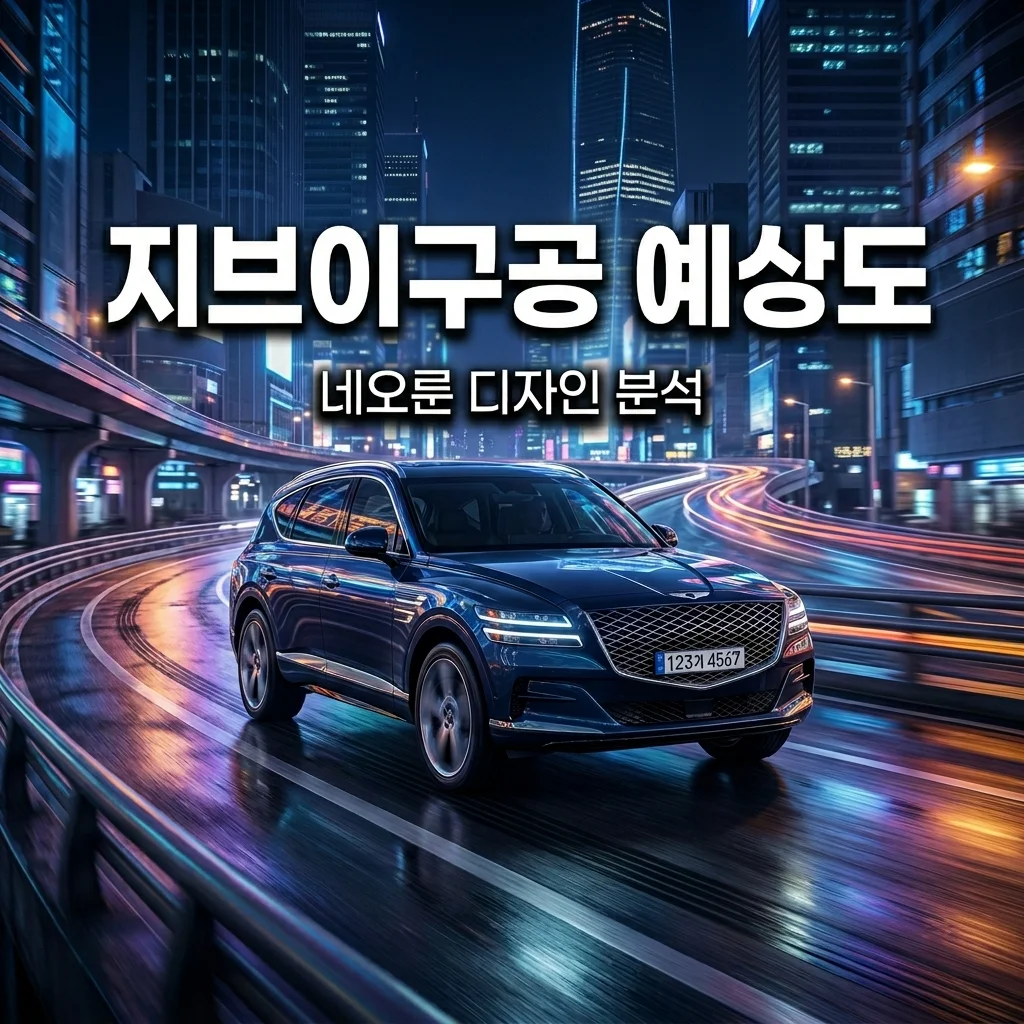 제네시스 GV90 예상도 베스트 3: 네오룬 디자인 반영될까?