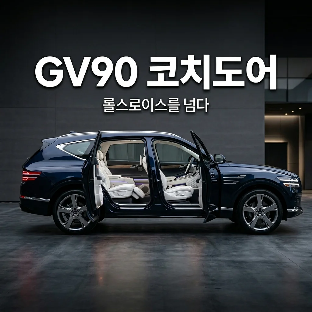 GV90 코치도어 실제 적용 범위와 장단점: 롤스로이스급 감성 가능할까?