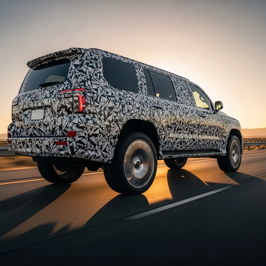 제네시스의 끝판왕 SUV, GV90 위장막 드디어 포착!