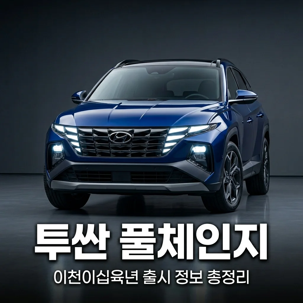 2026 신형 투싼 풀체인지 출시일 및 가격 디자인 대기 기간 총정리