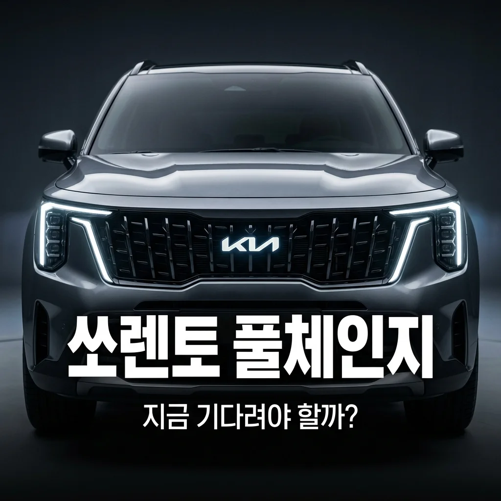 쏘렌토 풀체인지 시기 및 계약 취소 고민 해결: 지금 기다려야 할까?
