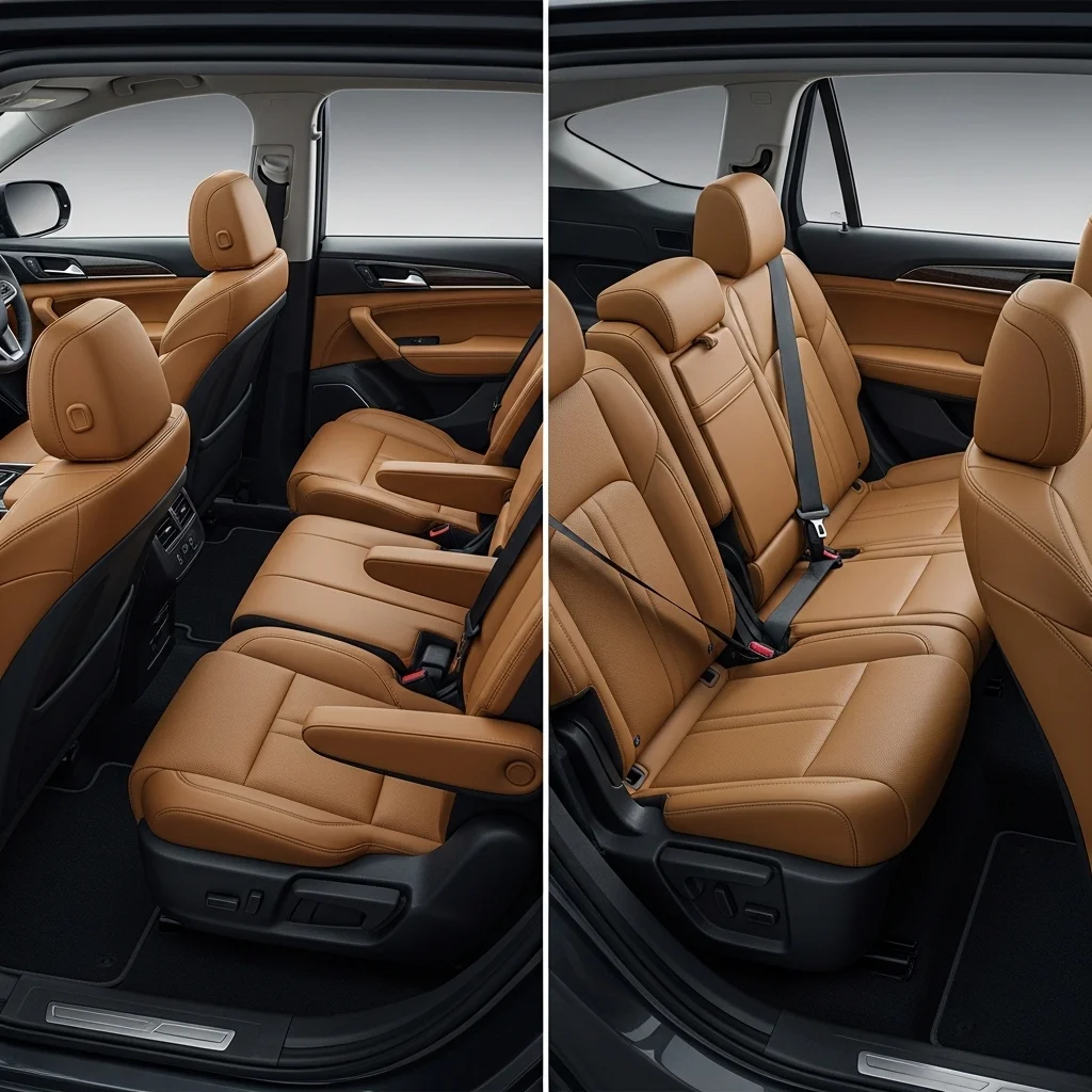 인원수별 시트 구성: 6인승 vs 7인승 비교