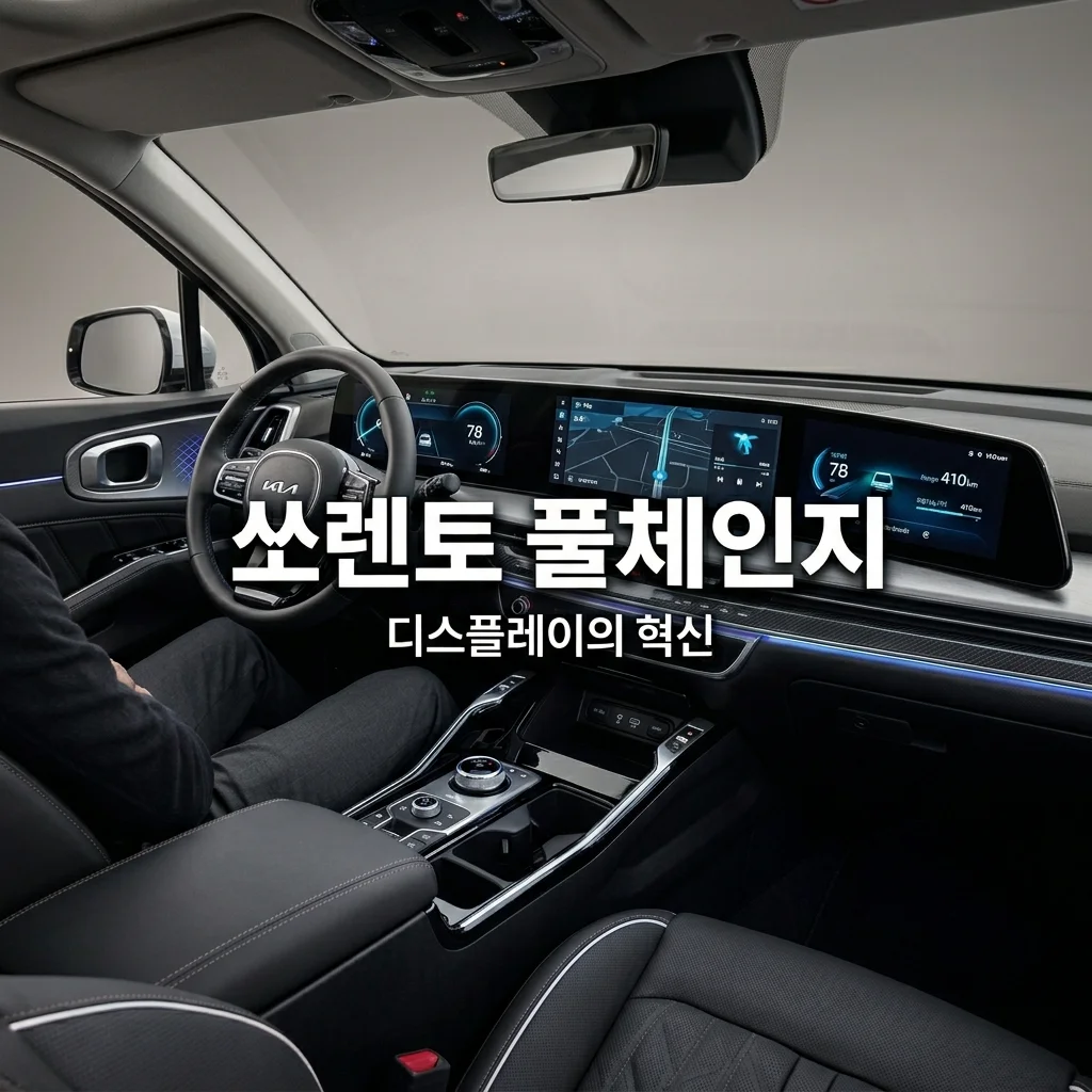 신형 쏘렌토 풀체인지 내부 디스플레이 변화 및 차세대 인포테인먼트 탑재 분석