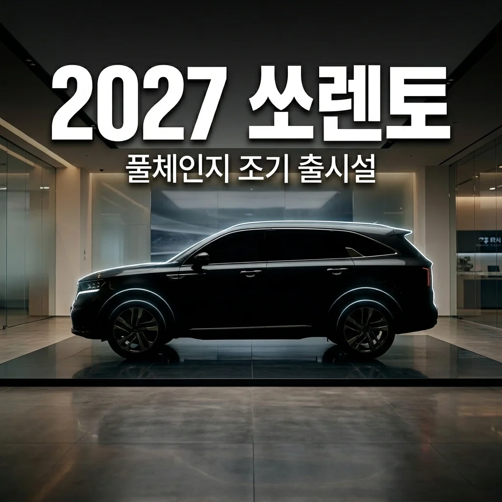 2027 기아 쏘렌토 풀체인지 조기 출시설 총정리! 지금 사면 손해일까?
