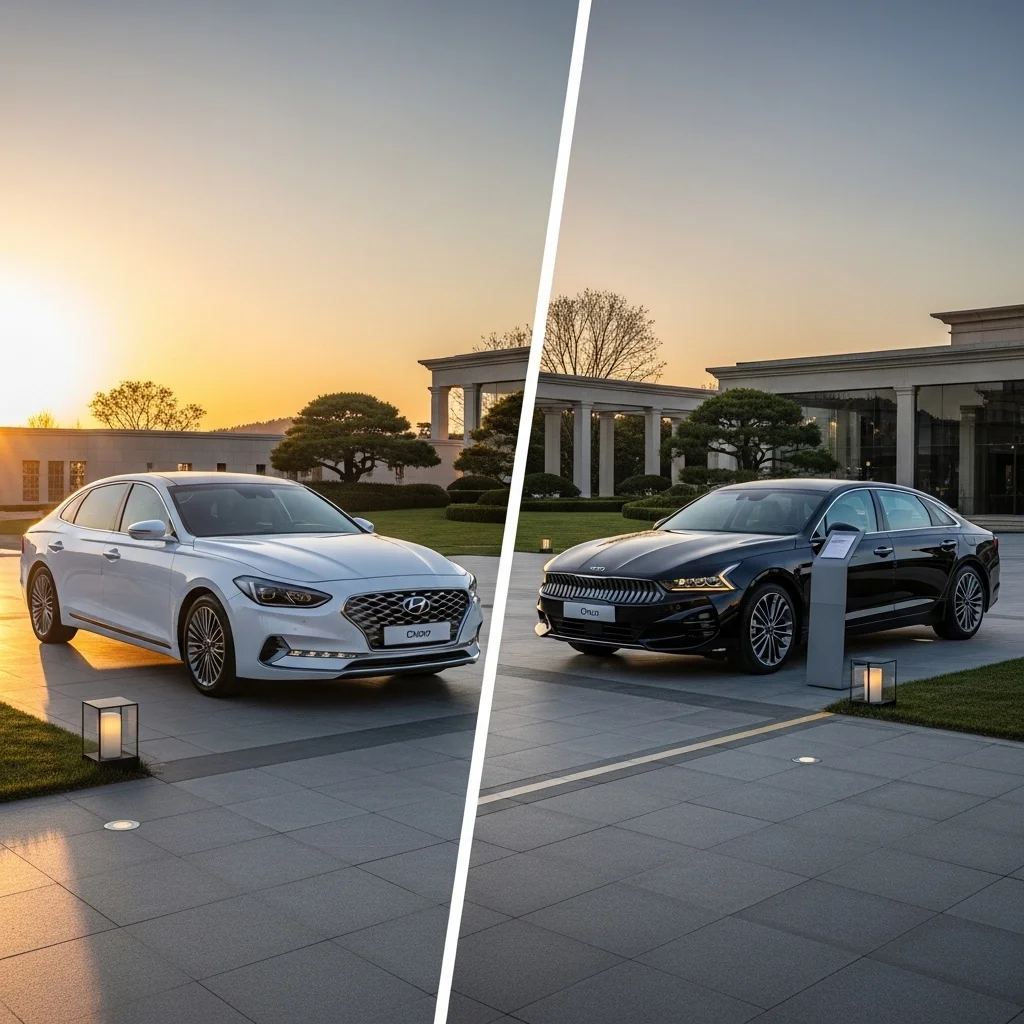 그랜저 하이브리드 vs 2025 K8 하이브리드 비교