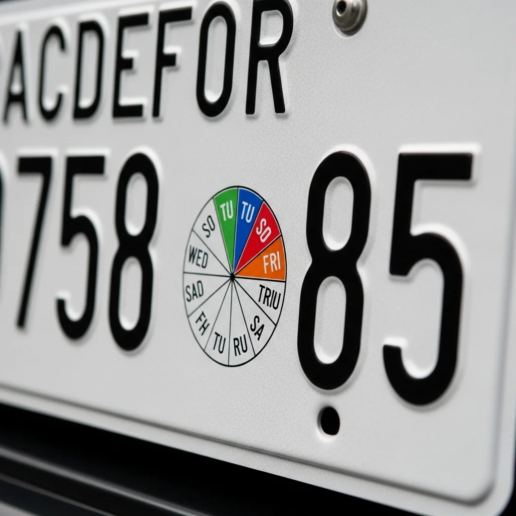 차량 5부제 요일별 번호판 끝자리 매뉴얼