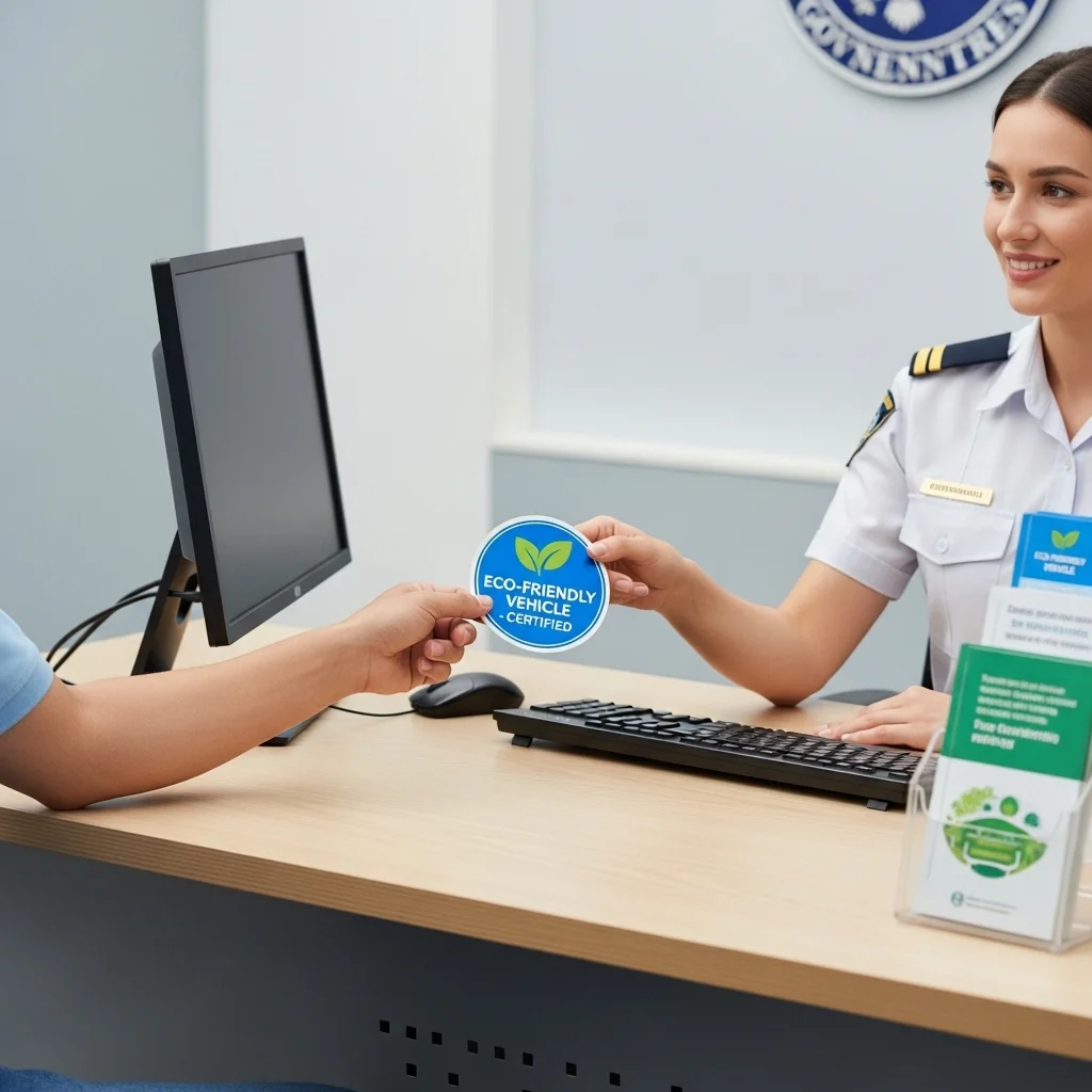 혜택을 받기 위한 저공해 자동차 표지 발급 절차