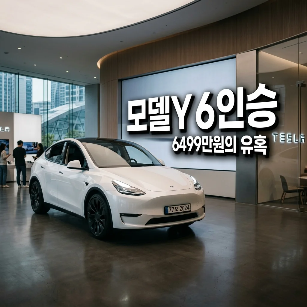 테슬라 모델Y 주니퍼 존버보다 6499만 원 신형 6인승이 정답인 이유