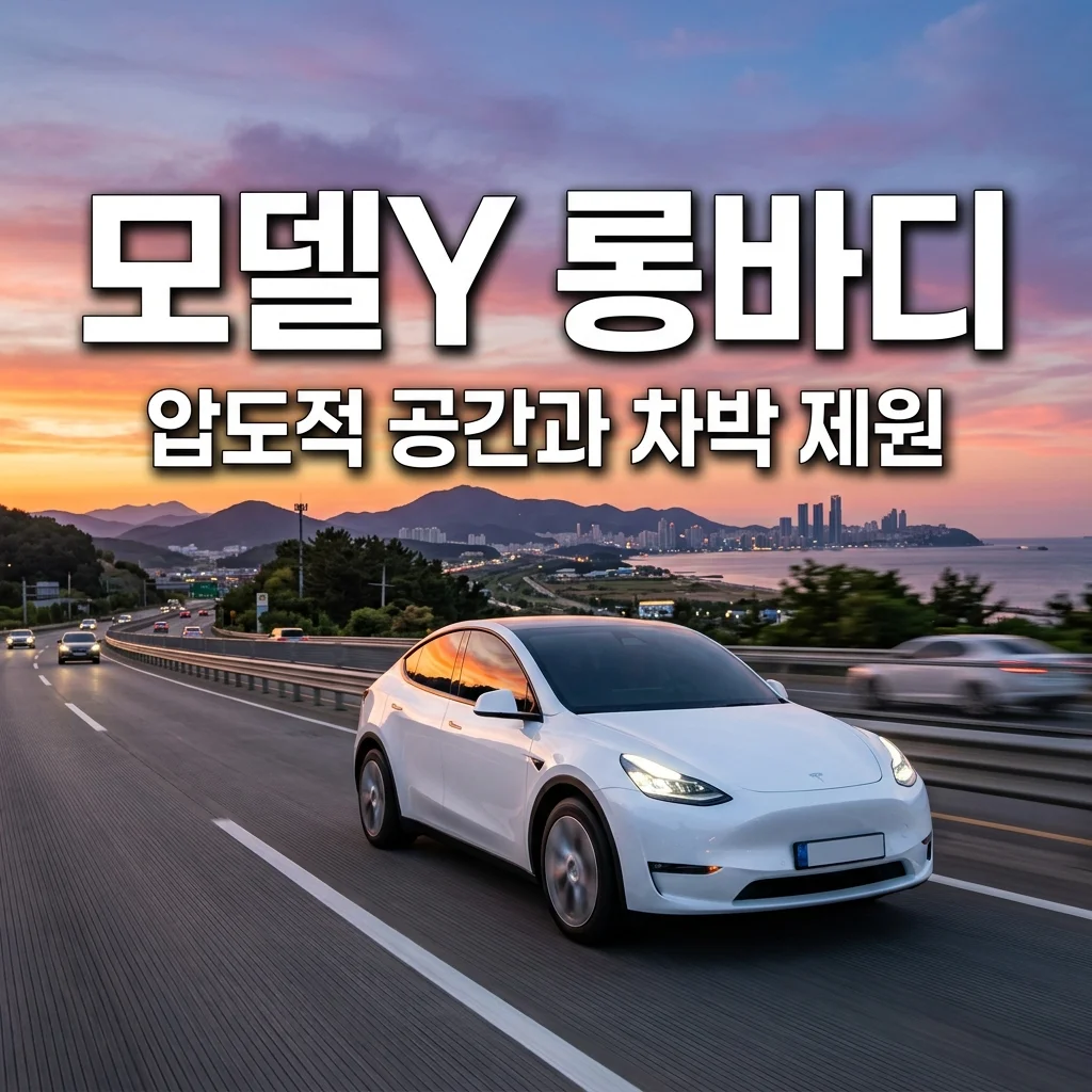 테슬라 모델Y 롱바디 국내 출시! 휠베이스 제원 및 차박 끝판왕 세팅 총정리