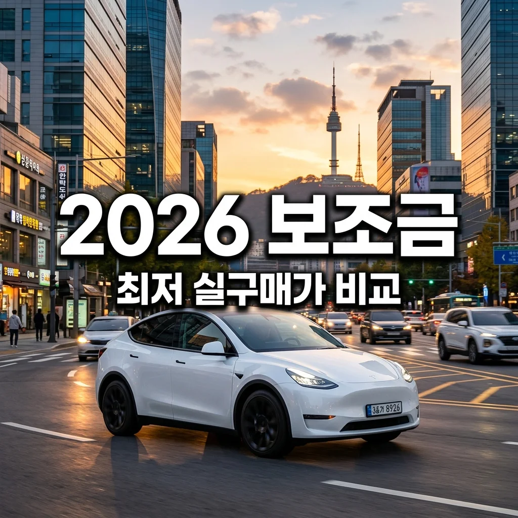 2026 테슬라 모델Y 보조금 현황: 서울 경기 최저 실구매가 및 잔여 수량 총정리