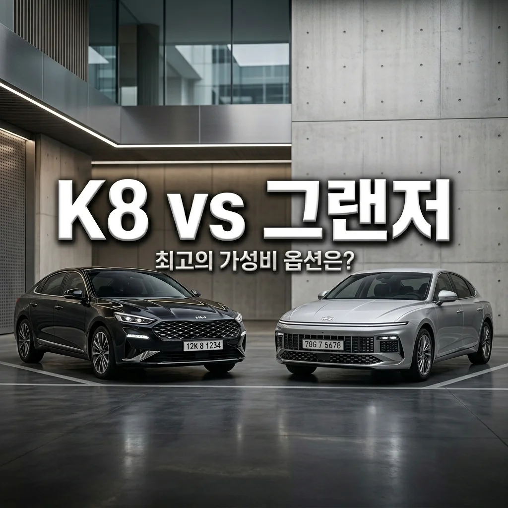 2026 K8 하이브리드 시그니처 가성비 옵션 추천 및 그랜저 캘리그래피 승차감 비교
