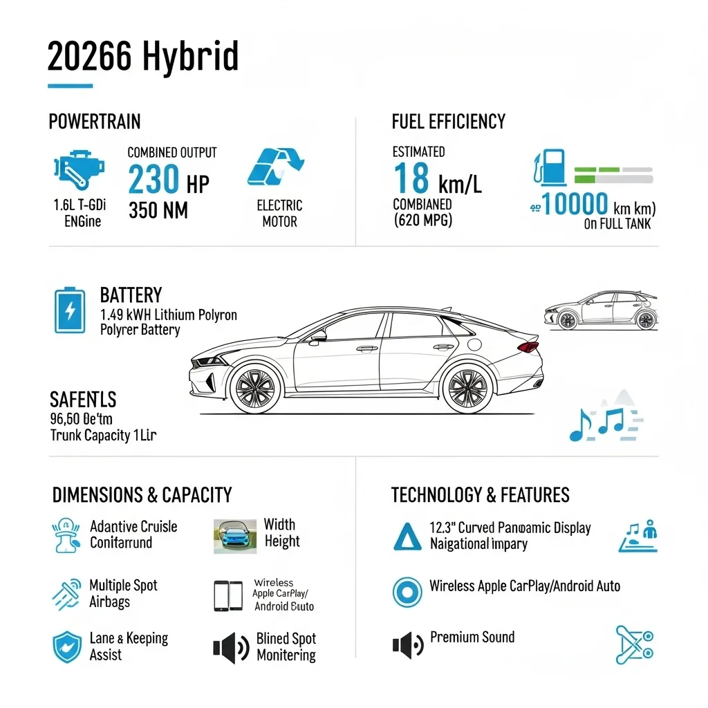 제원 및 공식 연비 데이터 요약