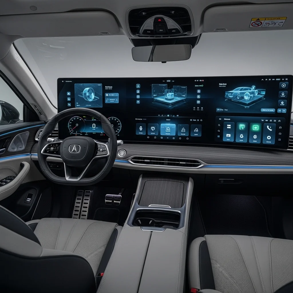 하이브리드 강화와 최첨단 실내 인포테인먼트