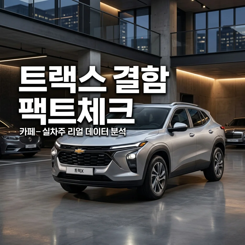 쉐보레 트랙스 크로스오버 결함 증상 TOP 5 및 카페 실차주 해결법 팩트체크