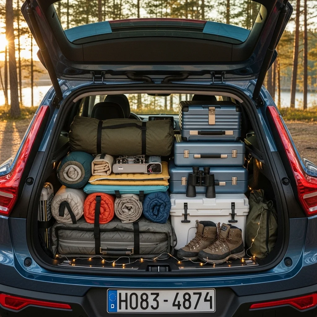 트렁크 크기와 수납 편의성, 캠핑 가능할까?