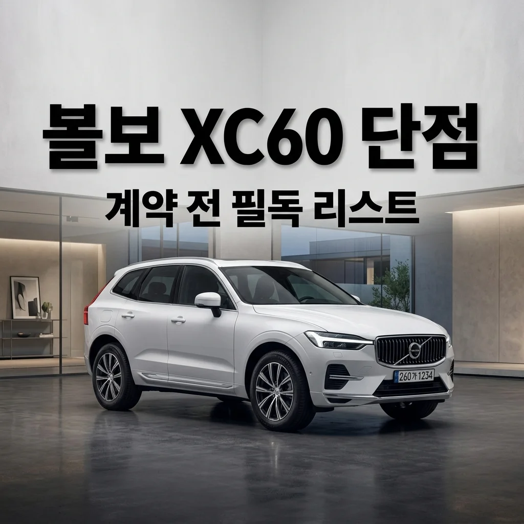 볼보 XC60 계약 전 필수 확인: 치명적인 단점 2가지와 2026년 출고 대기일