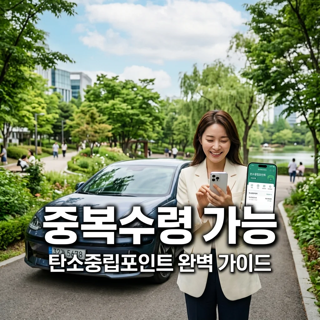 탄소중립포인트 자동차 및 녹색생활 중복 수령 가능 여부와 혜택 총정리