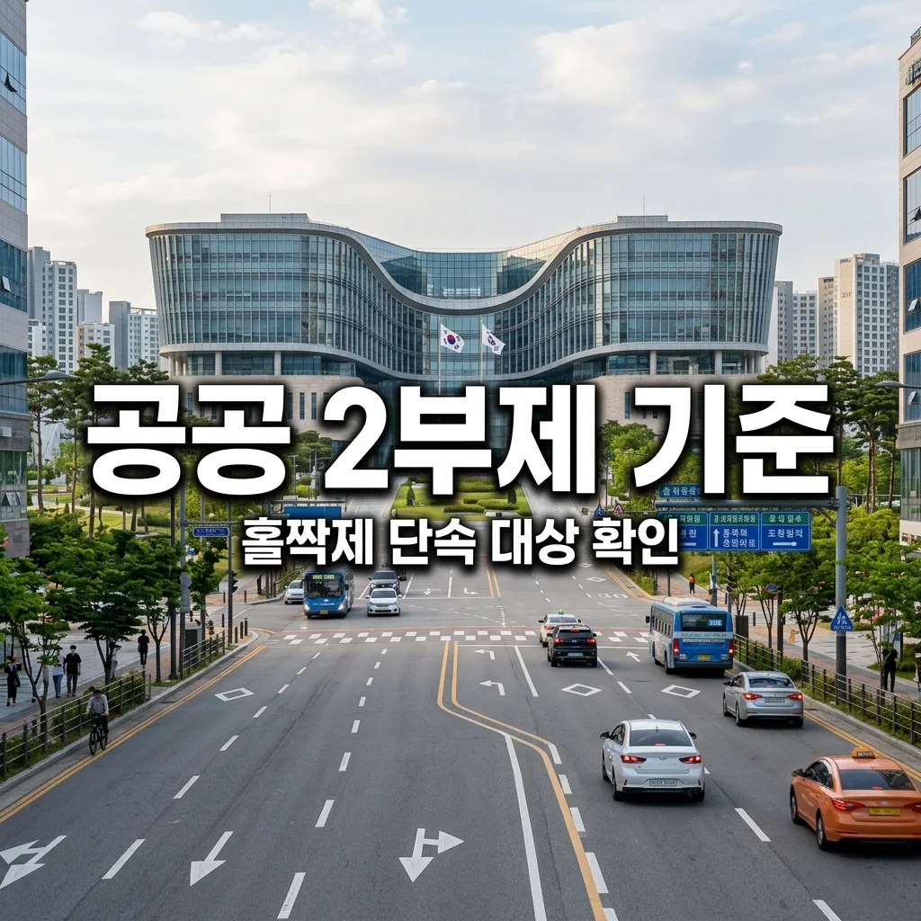 전국 공공기관 차량 2부제 시행 기간 및 홀짝제 단속 기준 완벽 정리