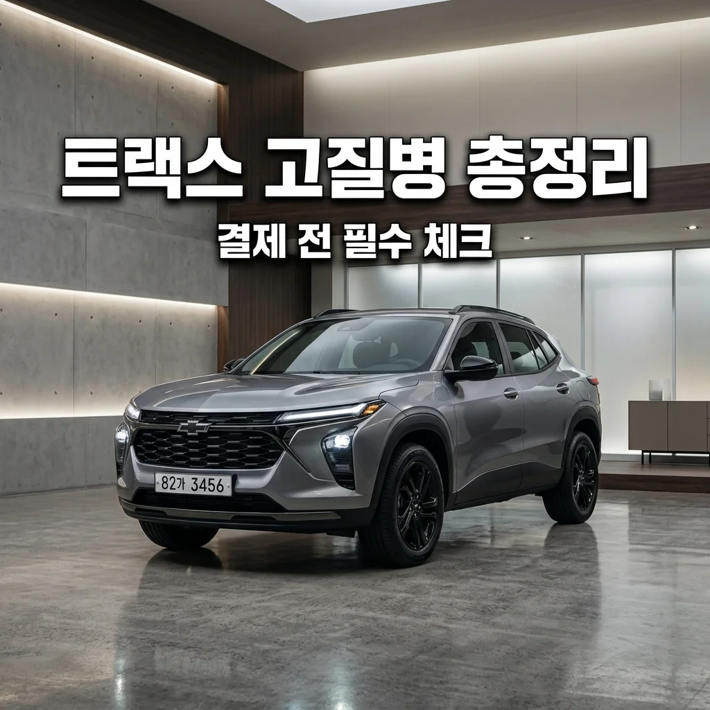 트랙스 크로스오버 고질병 결함 이슈 총정리, 결제 전 반드시 확인할 것