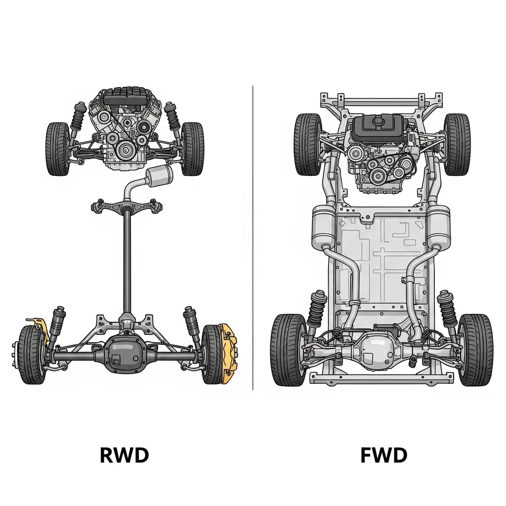지상고와 구동 방식이 만드는 극명한 주행 감각 차이