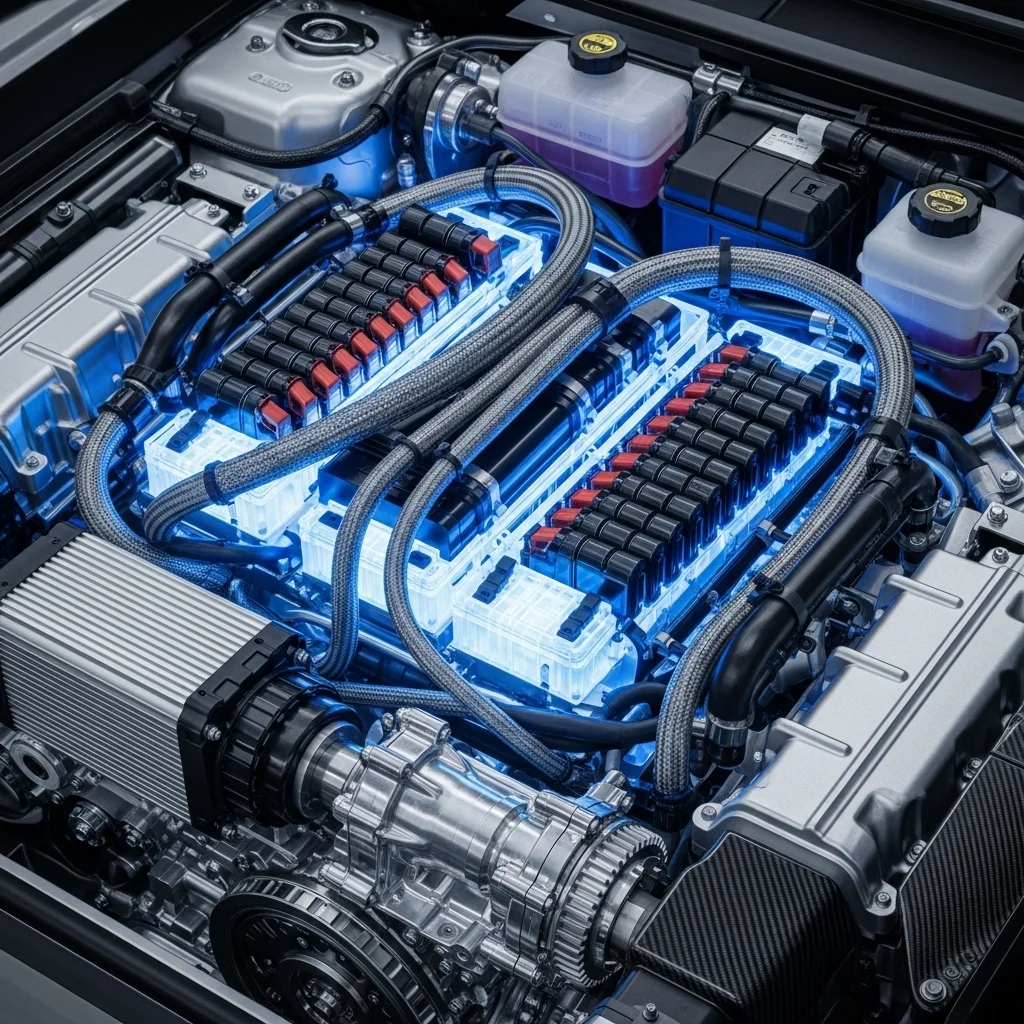 새로운 2.5 터보 하이브리드 엔진의 성능