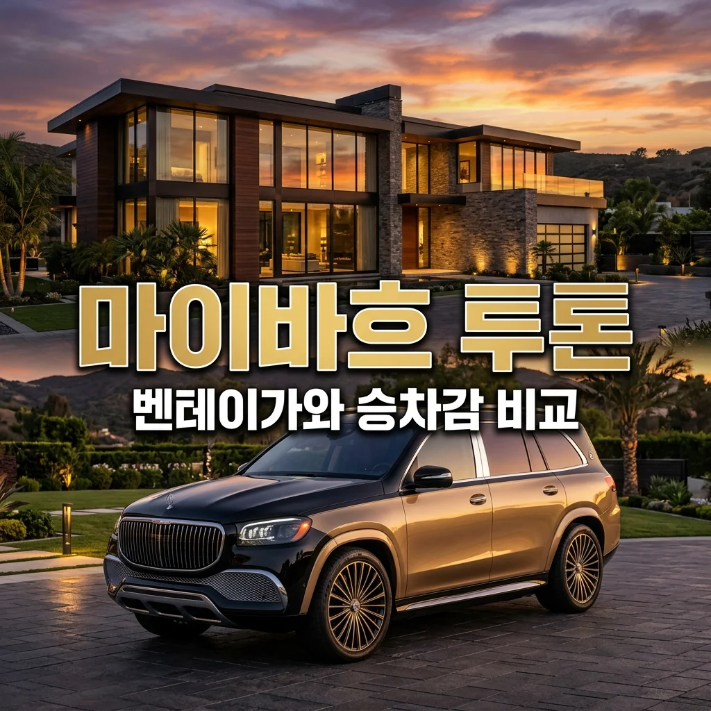 마이바흐 GLS 600 투톤 도색 옵션 비용 및 벤틀리 벤테이가 승차감 비교
