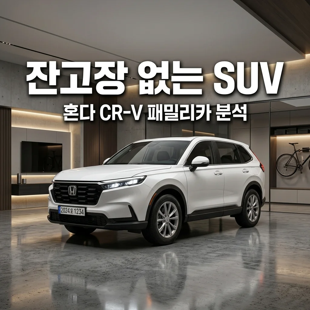 혼다 CR-V 6세대 잔고장 없는 이유와 패밀리카 공간 장단점 분석