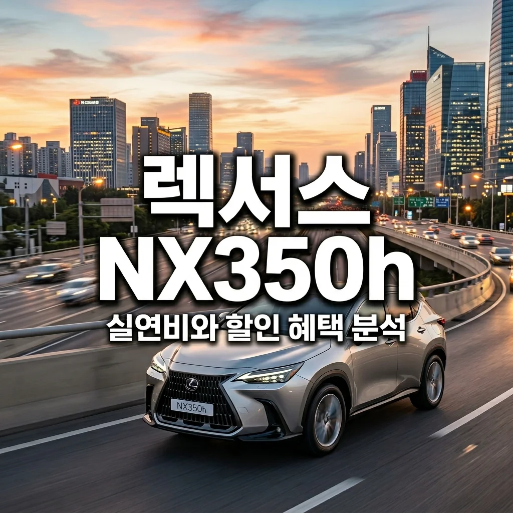 2026 렉서스 NX350h 하이브리드 실연비 단점 및 프리미엄 트림 할인 완벽 가이드