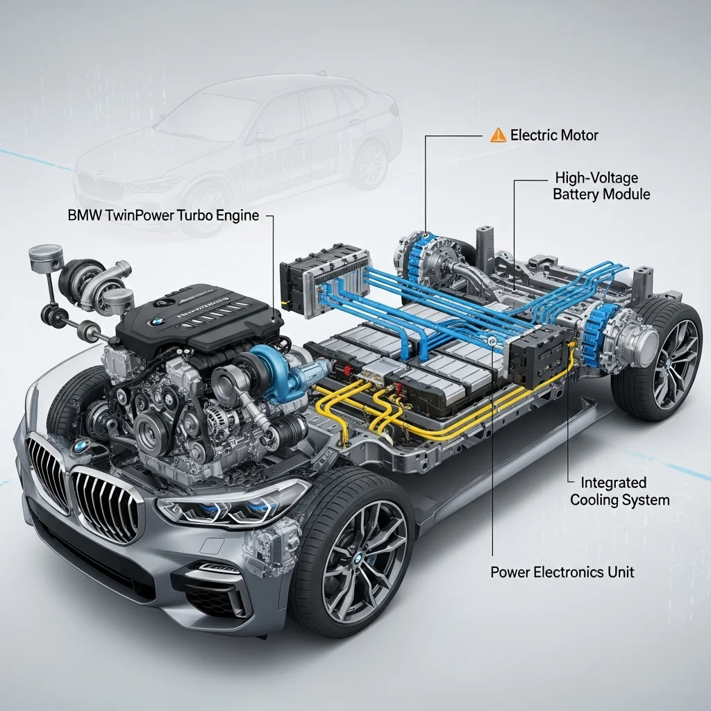 한눈에 보는 2026 BMW X5 50e 핵심 제원 요약