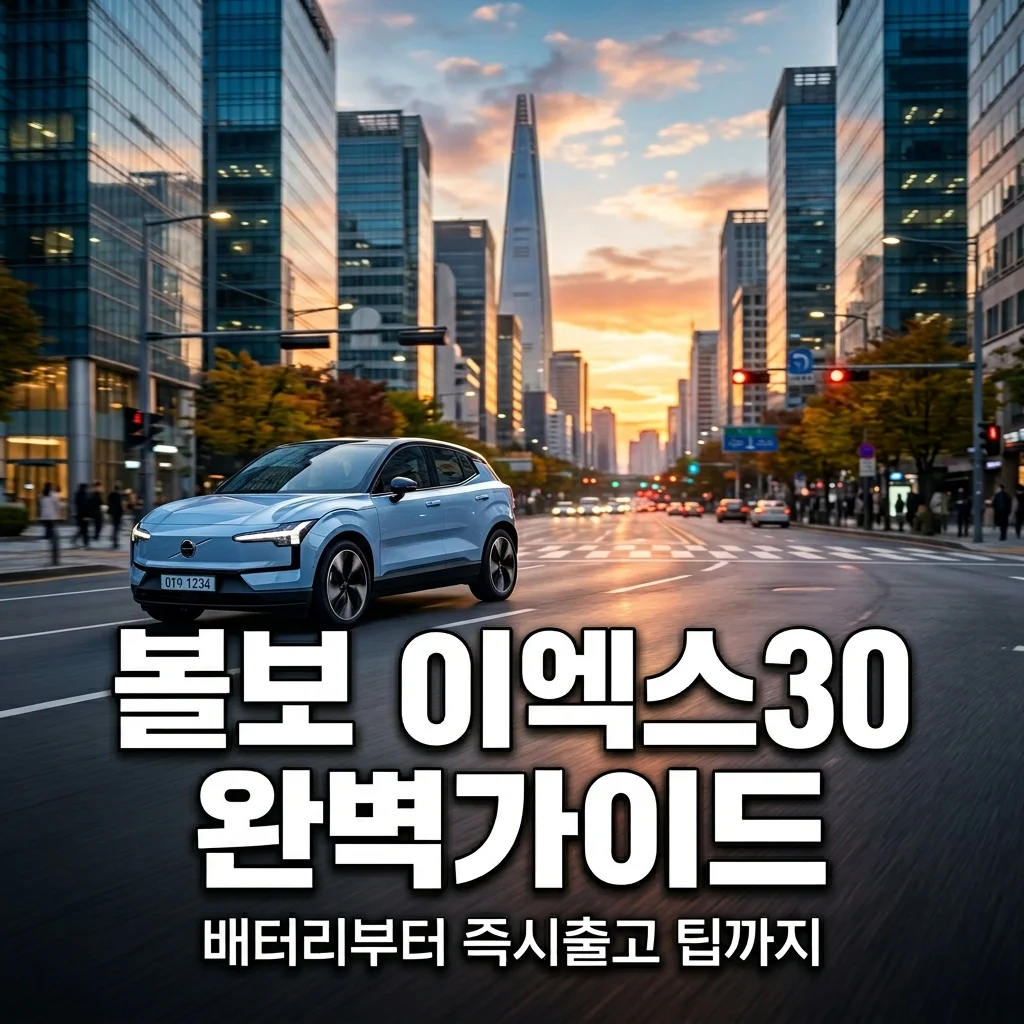 볼보 EX30 배터리 종류 및 2열 크기 단점 정리 | 취소차 즉시출고 팁