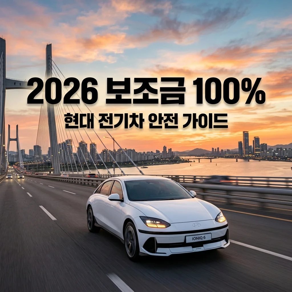2026 현대전기차 보조금 100% 지원 모델 리스트 및 배터리 화재 안전성
