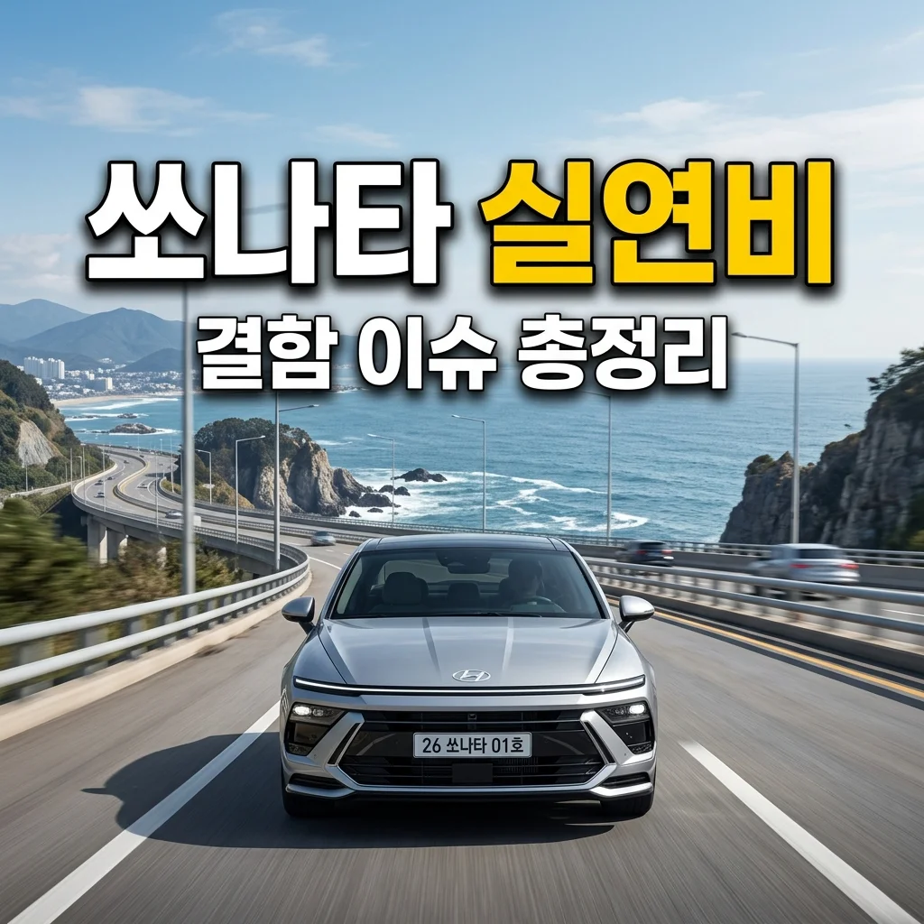 2026 쏘나타 디 엣지 하이브리드 인스퍼레이션 결함 및 고속도로 실연비 후기