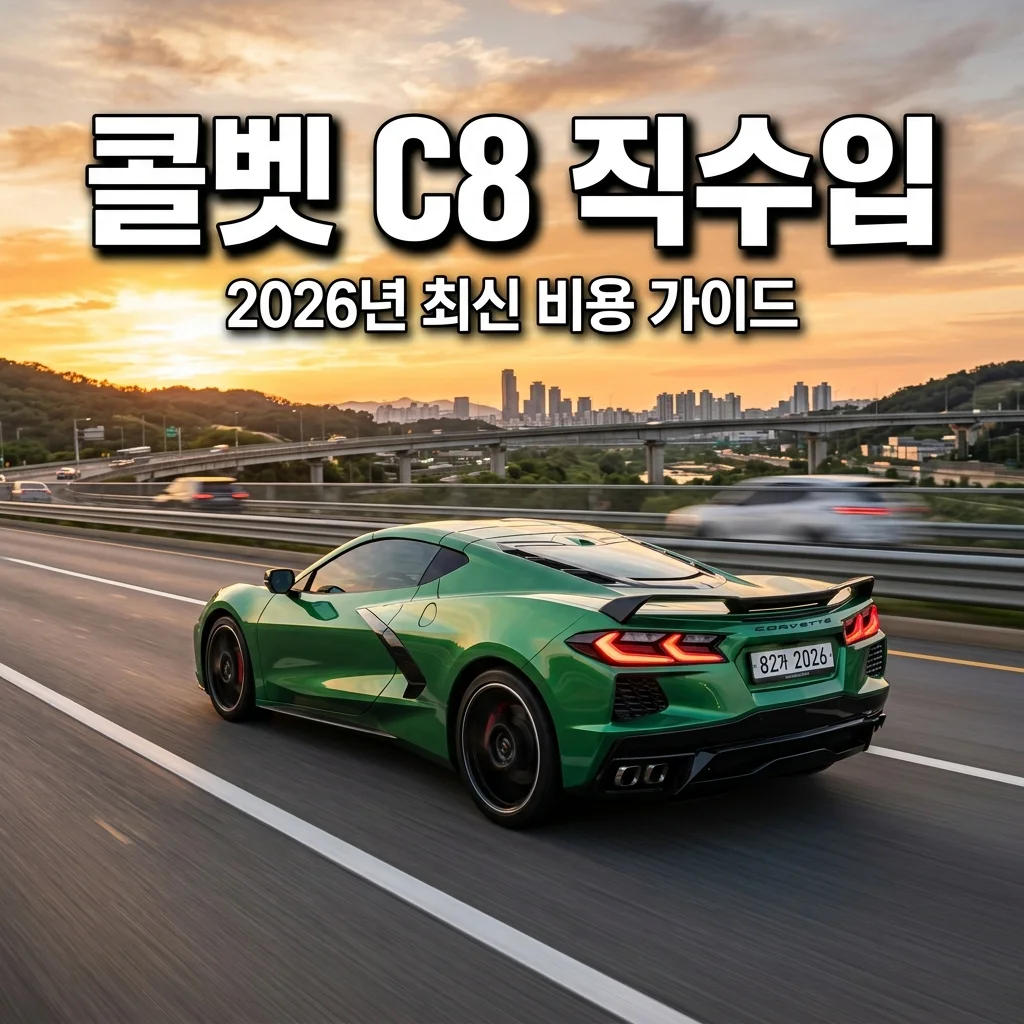 2026 쉐보레 콜벳 C8 스팅레이 국내 정식 수입 가능성과 직수입 비용 완벽 가이드