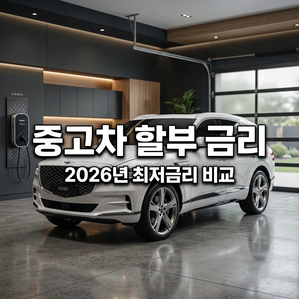2026 중고차 할부 계산기: 1금융권 최저 금리 비교 및 오토론 승인 조건 총정리