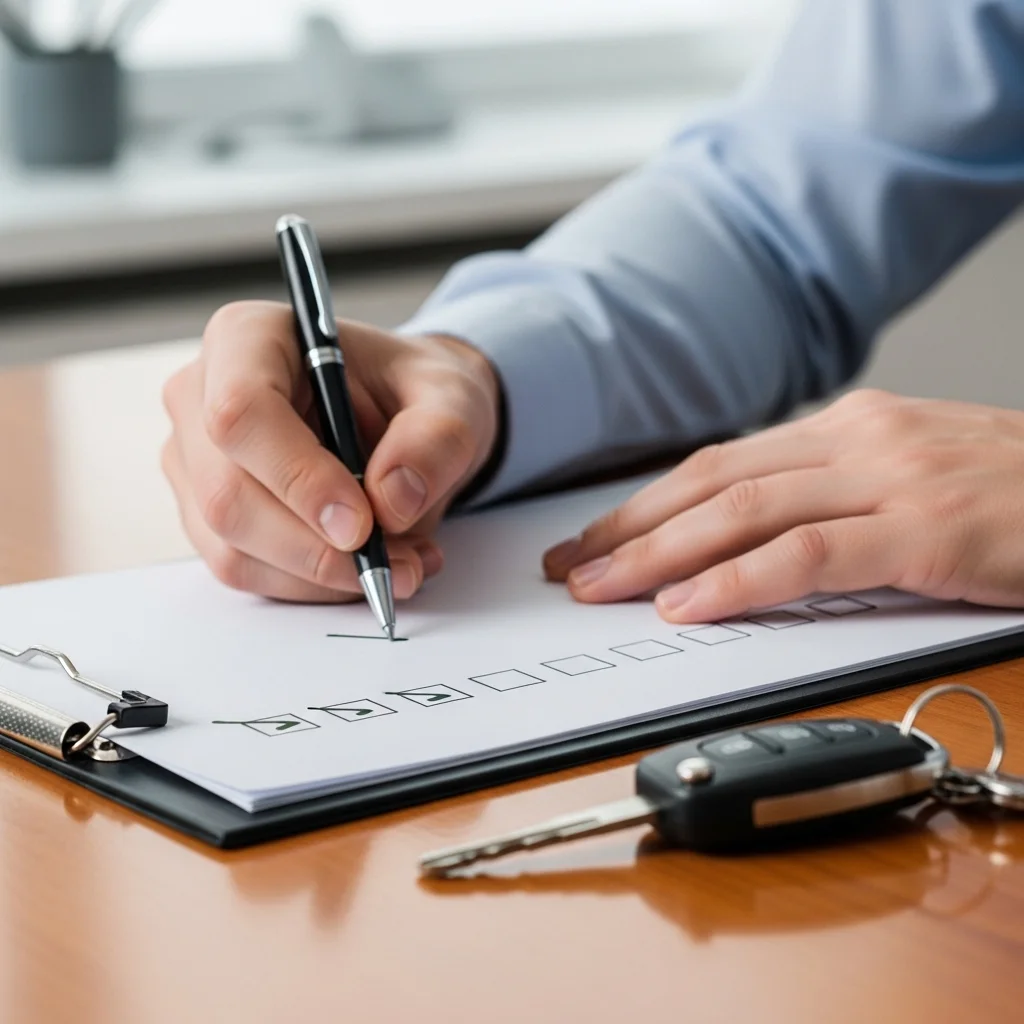 최종 구매 전 서류 및 물품 체크리스트