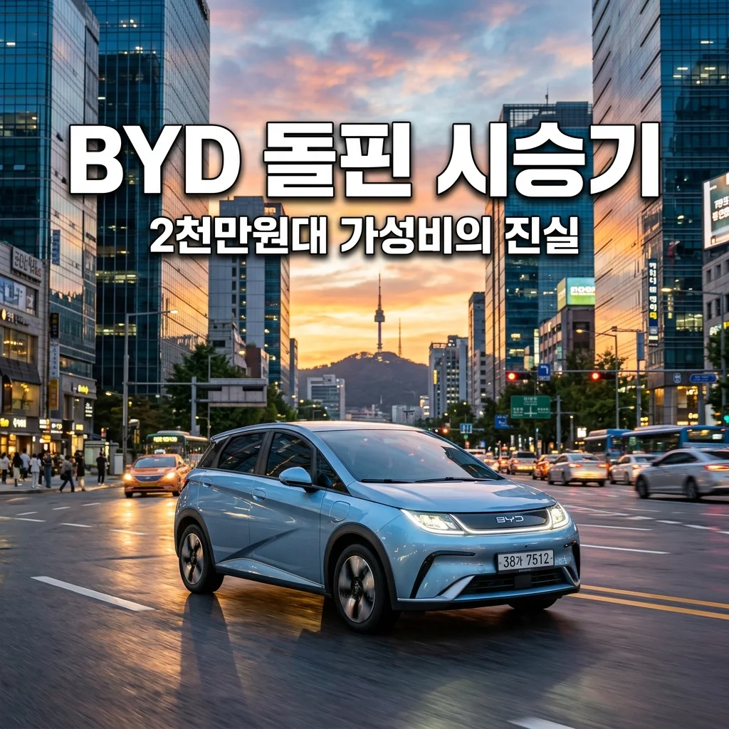 BYD 돌핀 시승기, 2천만 원대 가성비 전기차 국내 도로에서 직접 타보니