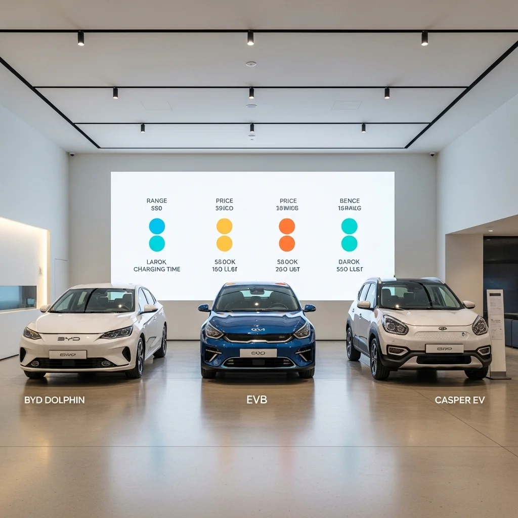 라이벌 비교: BYD 돌핀 vs 기아 EV3 vs 캐스퍼 EV