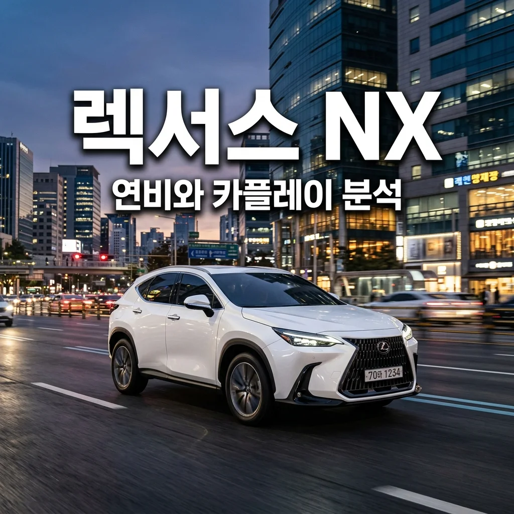 렉서스 NX350h 판매량 급증 이유 3가지와 무선 카플레이 실연비 상세 분석