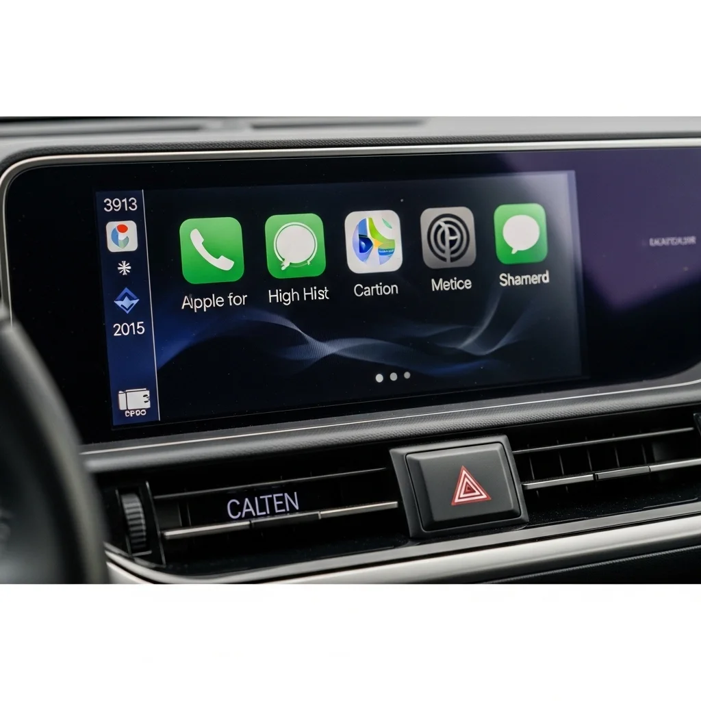 무선 카플레이 연동과 14인치 대화면의 혁신