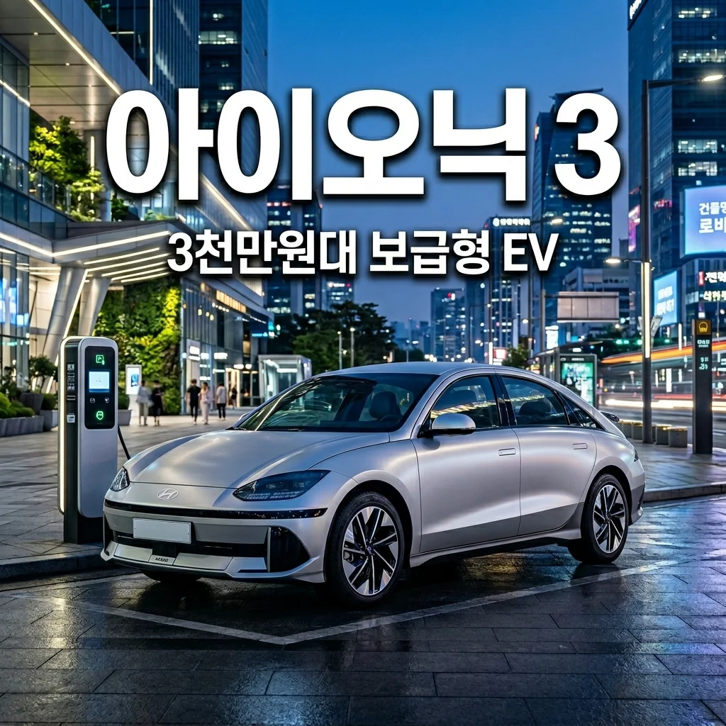 현대 아이오닉3 출시 임박! 3천만원대 가격과 주행거리 예상 스펙 총정리