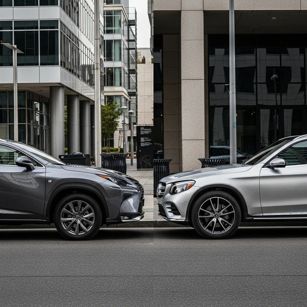 렉서스 NX350h vs 경쟁 모델 비교 (GLC vs X3)