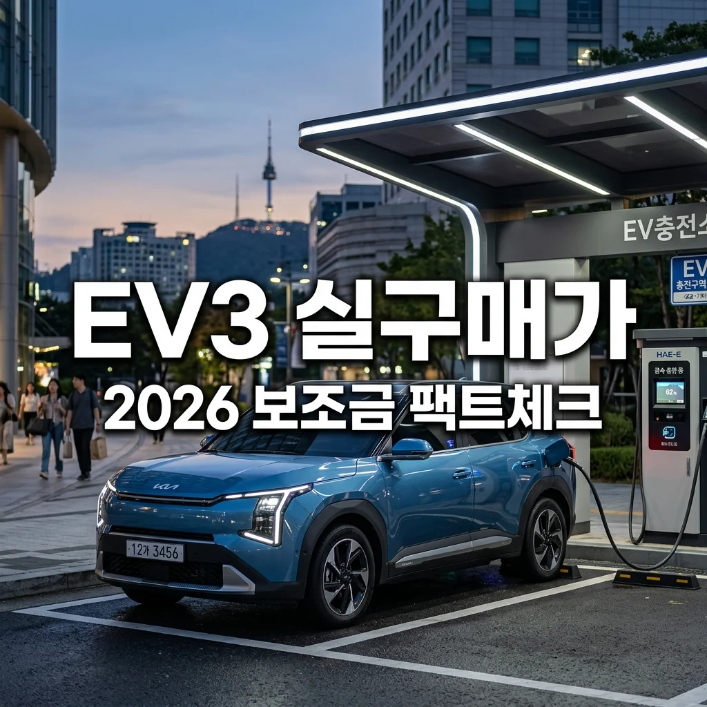 2025 EV3 실구매가 3천만 원대? 2026년 보조금 및 주행거리 실측 분석