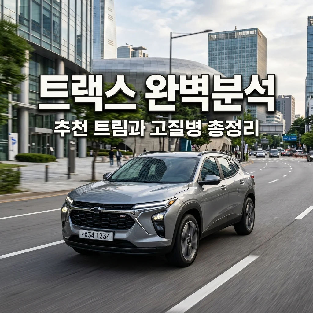 2026 트랙스 크로스오버 추천 트림 및 고질병 단점 완벽 정리