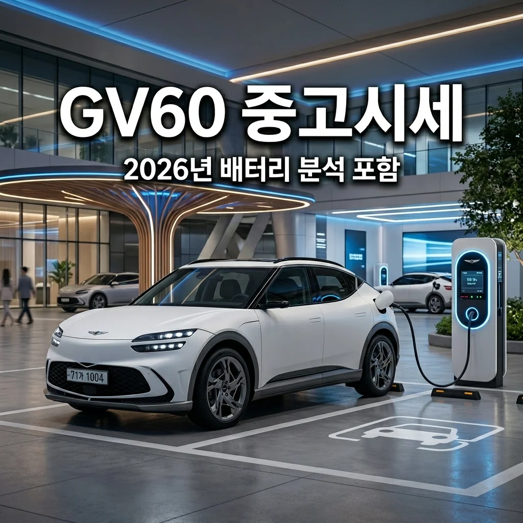2023 GV60 중고차 시세 분석 (2026년 기준): 배터리 상태 및 적정가 안내
